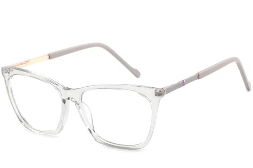 Lunettes en acétate gris papillon #BS2425-0909