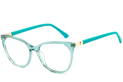 Lunettes en acétate vert papillon #BS2425-0913