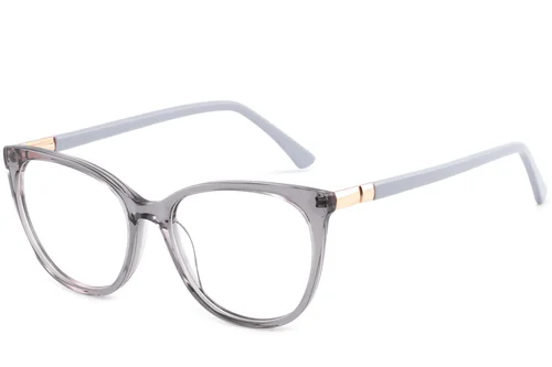 Lunettes en acétate gris papillon #BS2425-0914