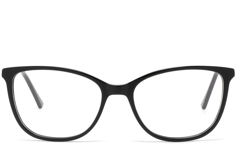 Butterfly Black Acetate Glasses #BS2425-0919