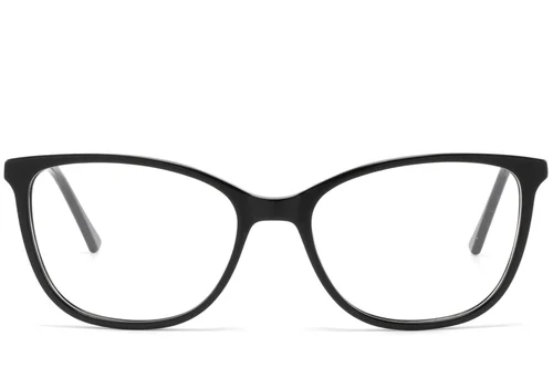 Lunettes papillon en acétate noir #BS2425-0919