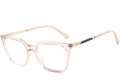 Rectangular Orange Acetate Glasses #BS2425-0924