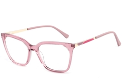 Rectangular Pink Acetate Glasses #BS2425-0926