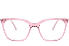 Rectangular Pink Acetate Glasses #BS2425-0926