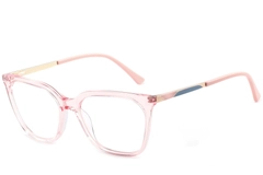 Rectangular Red Acetate Glasses #BS2425-0927