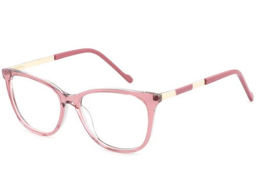 Lunettes en acétate rose papillon #BS2425-0929