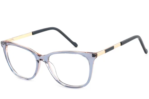Lunettes en acétate bleu papillon #BS2425-0930