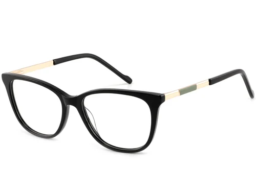 Lunettes papillon en acétate noir #BS2425-0931