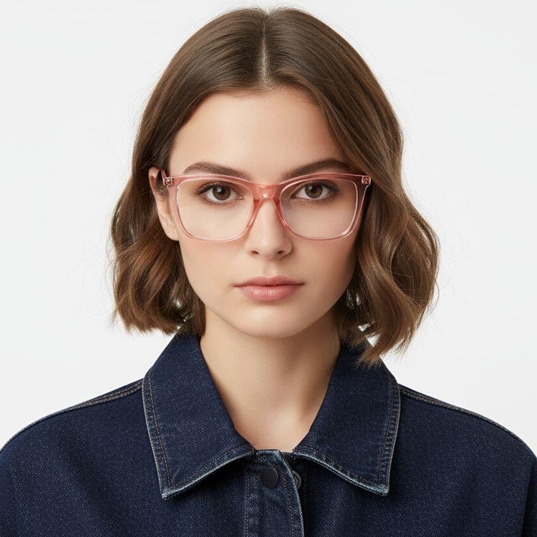 Butterfly Red Acetate Glasses #BS2425-0938