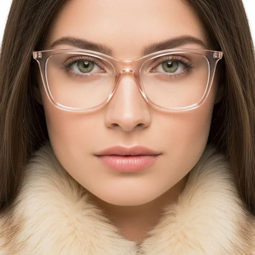 Lunettes en acétate rose papillon #BS2425-0940