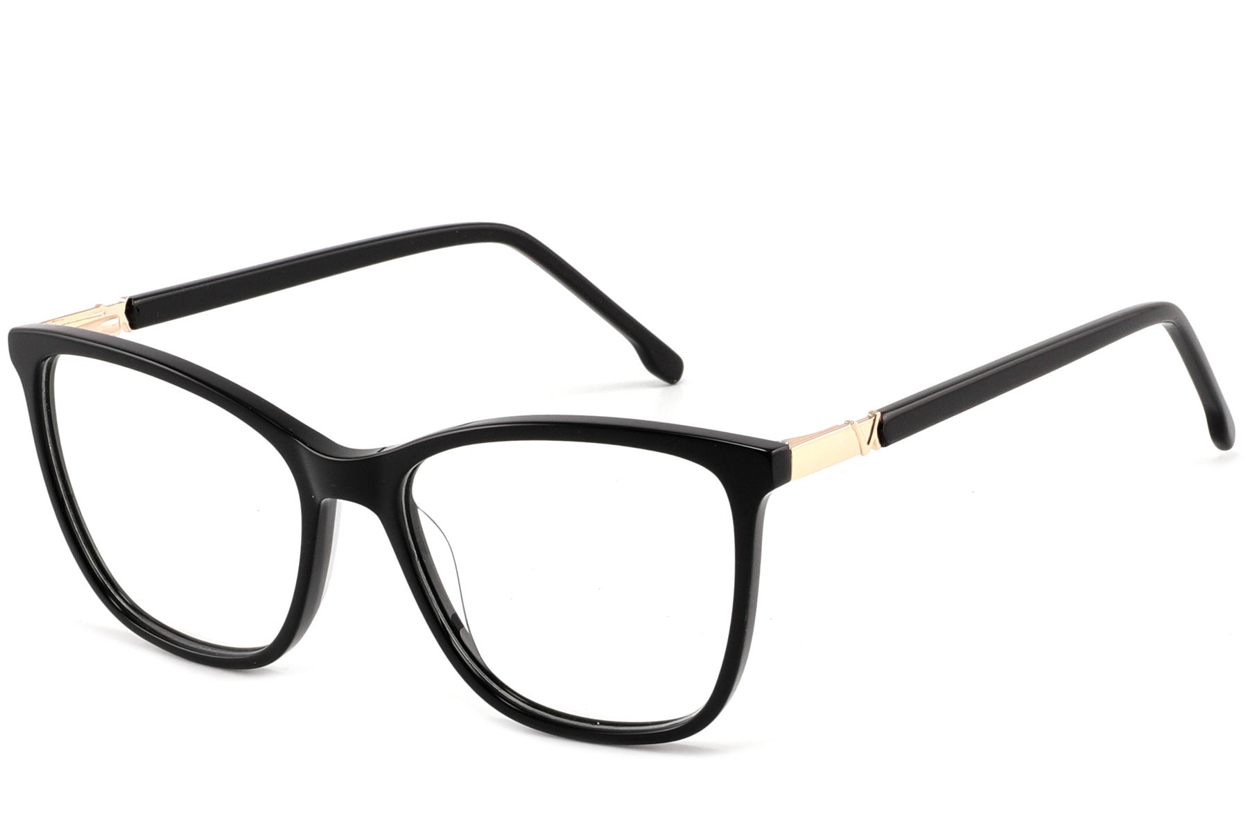 Butterfly Black Acetate Glasses #BS2425-0942