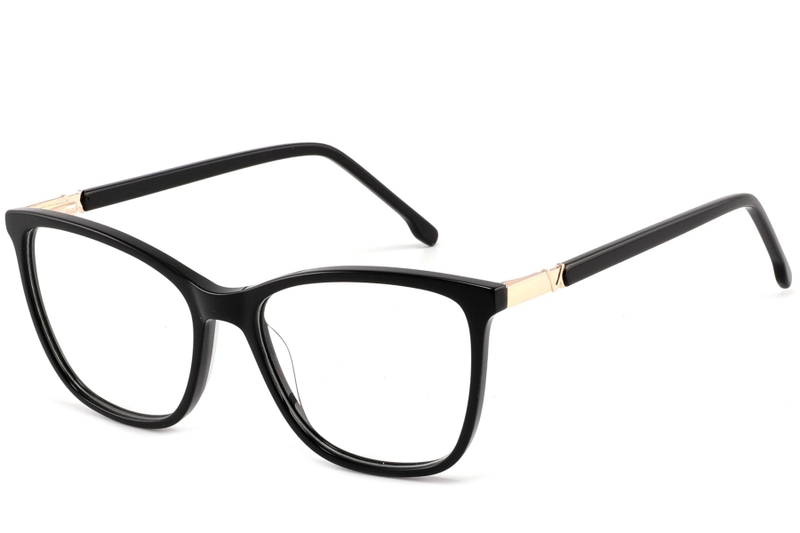 Butterfly Black Acetate Glasses #BS2425-0942