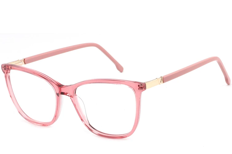 Occhiali in acetato rosso farfalla #BS2425-0945