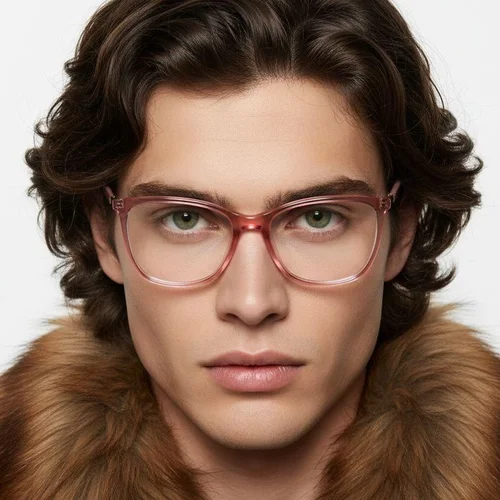 Lunettes papillon en acétate rouge #BS2425-0945