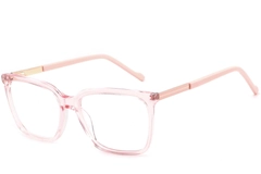 Rectangular Pink Acetate Glasses #BS2425-0951