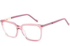 Rectangular Pink Acetate Glasses #BS2425-0952