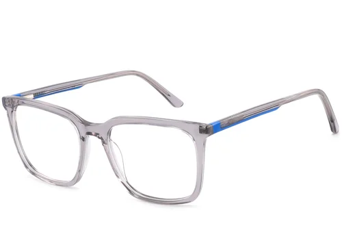 Lunettes rectangulaires en acétate gris #BS2425-0954