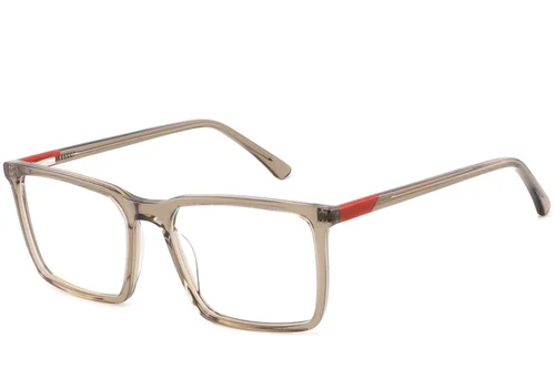 Lunettes rectangulaires en acétate brun #BS2425-0960