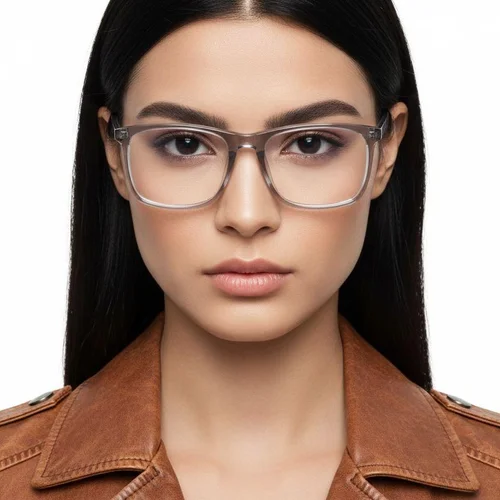 Lunettes rectangulaires en acétate gris #BS2425-0968