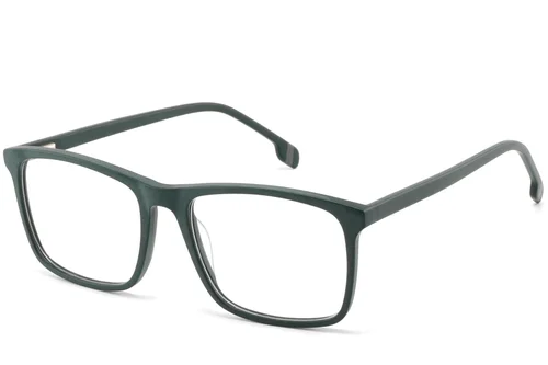 Lunettes rectangulaires en acétate noir #BS2425-0972