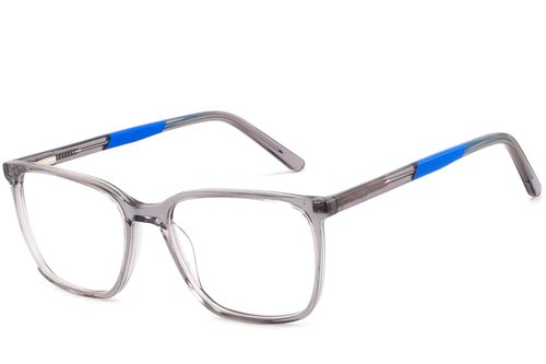 Lunettes rectangulaires en acétate gris #BS2425-0974