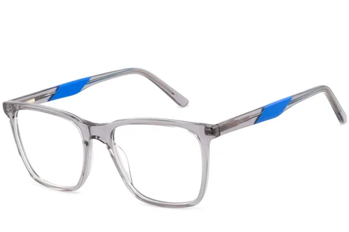 Lunettes rectangulaires en acétate gris #BS2425-0980