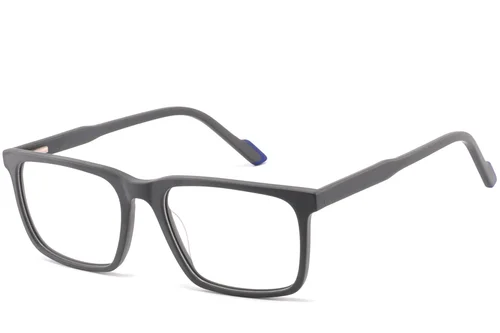 Lunettes rectangulaires en acétate gris #BS2425-0986