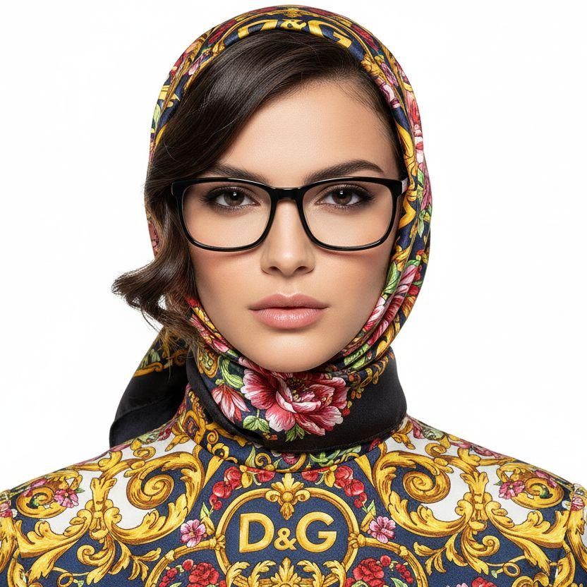 Rectangular Black Acetate Glasses #BS2425-0992