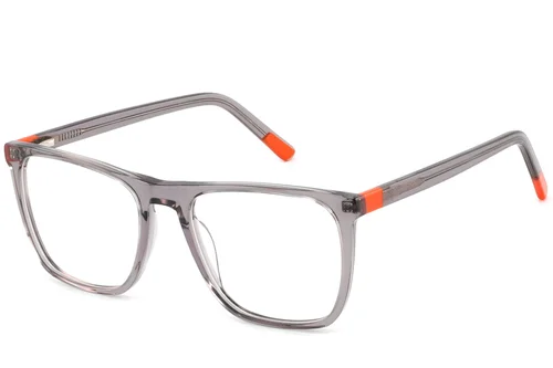 Lunettes rectangulaires en acétate gris #BS2425-0999