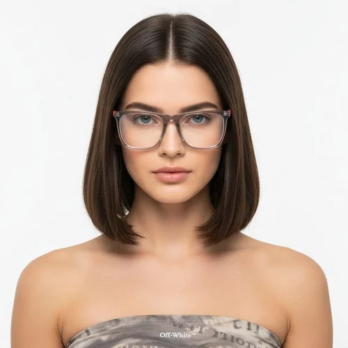 Lunettes rectangulaires en acétate gris #BS2425-0999