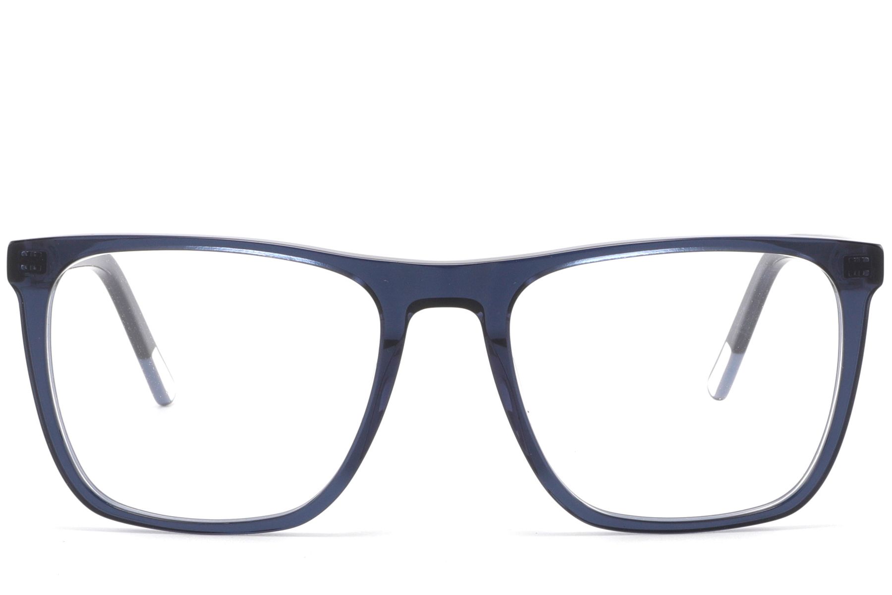 Rectangular Blue Acetate Glasses #BS2425-1000