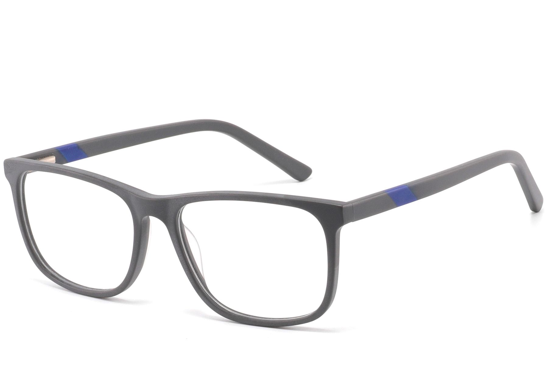 Gafas rectangulares de acetato gris #BS2425-1006
