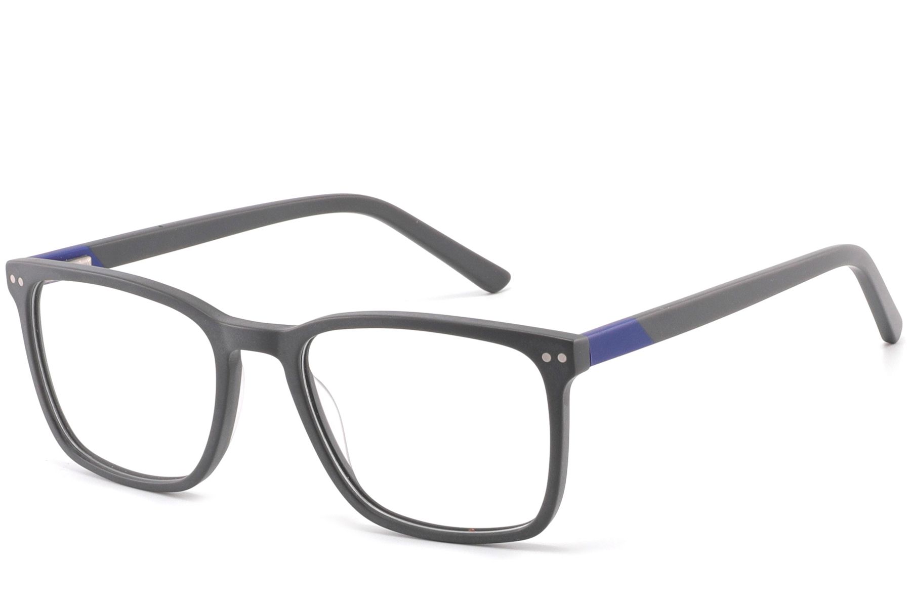 Rectangular Green Acetate Glasses #BS2425-1010
