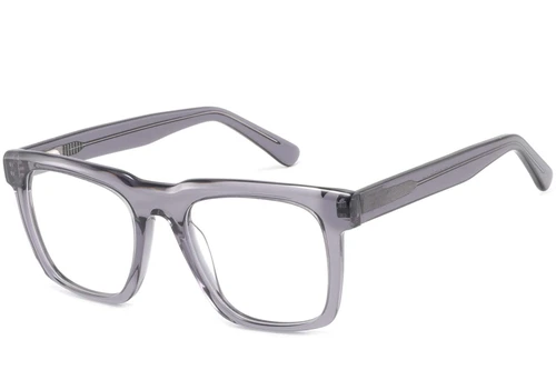 Rectangular Purple Acetate Glasses #BS2425-1013