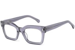 Rectangular Purple Acetate Glasses #BS2425-1019