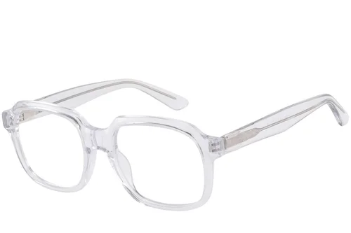 Verres rectangulaires en acétate transparent #BS2425-1029