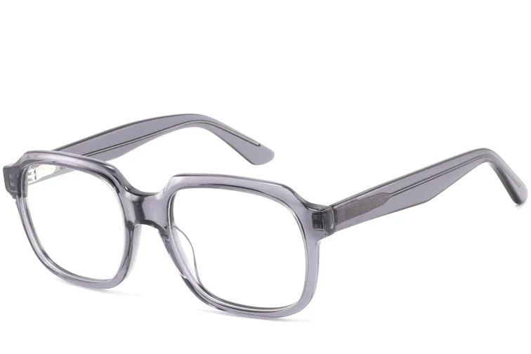 Rectangular Purple Acetate Glasses #BS2425-1030