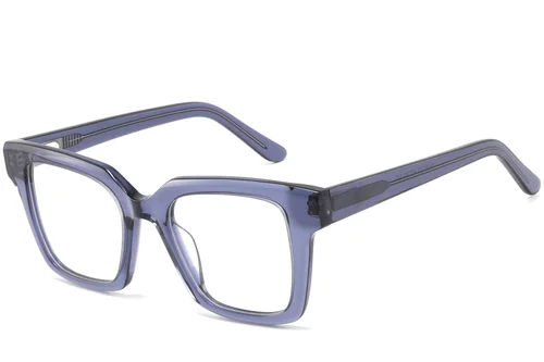 Lunettes rectangulaires en acétate violet #BS2425-1060