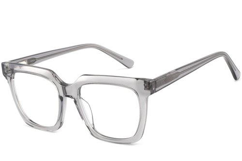 Lunettes rectangulaires en acétate gris #BS2425-1065