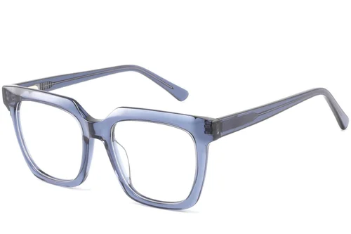 Lunettes rectangulaires en acétate violet #BS2425-1066