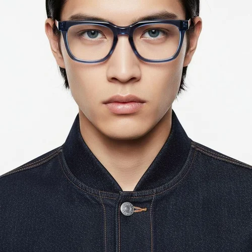 Lunettes rectangulaires en acétate violet #BS2425-1078