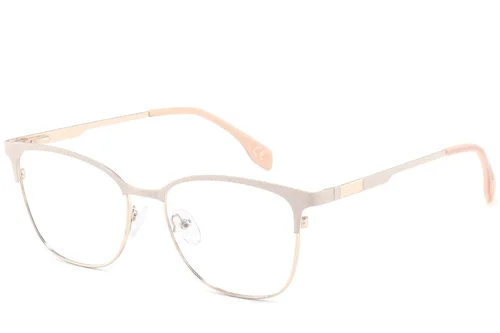 Lunettes papillon en métal marron #BS2425-1088