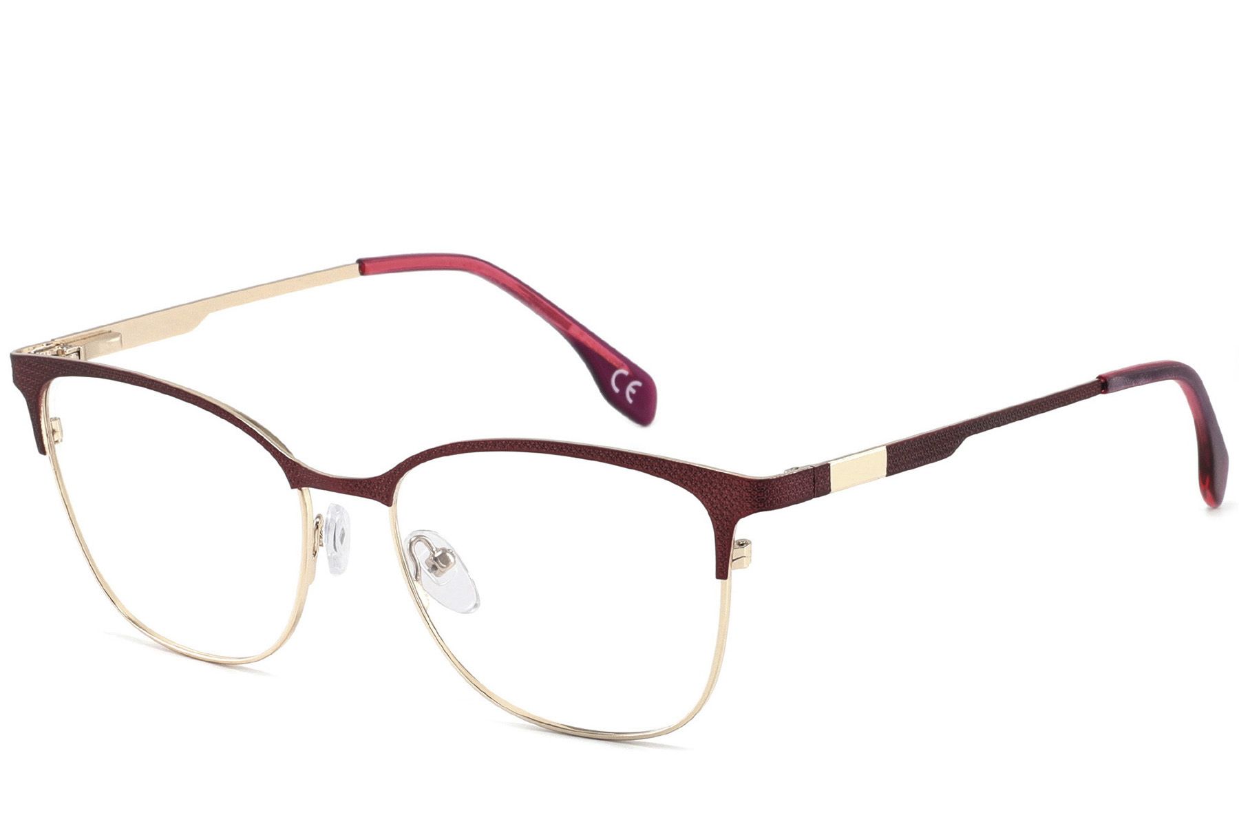 Butterfly Red Metal Glasses #BS2425-1089