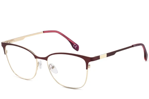 Butterfly Red Metal Glasses #BS2425-1089