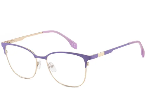 Lunettes papillon violettes en métal #BS2425-1090