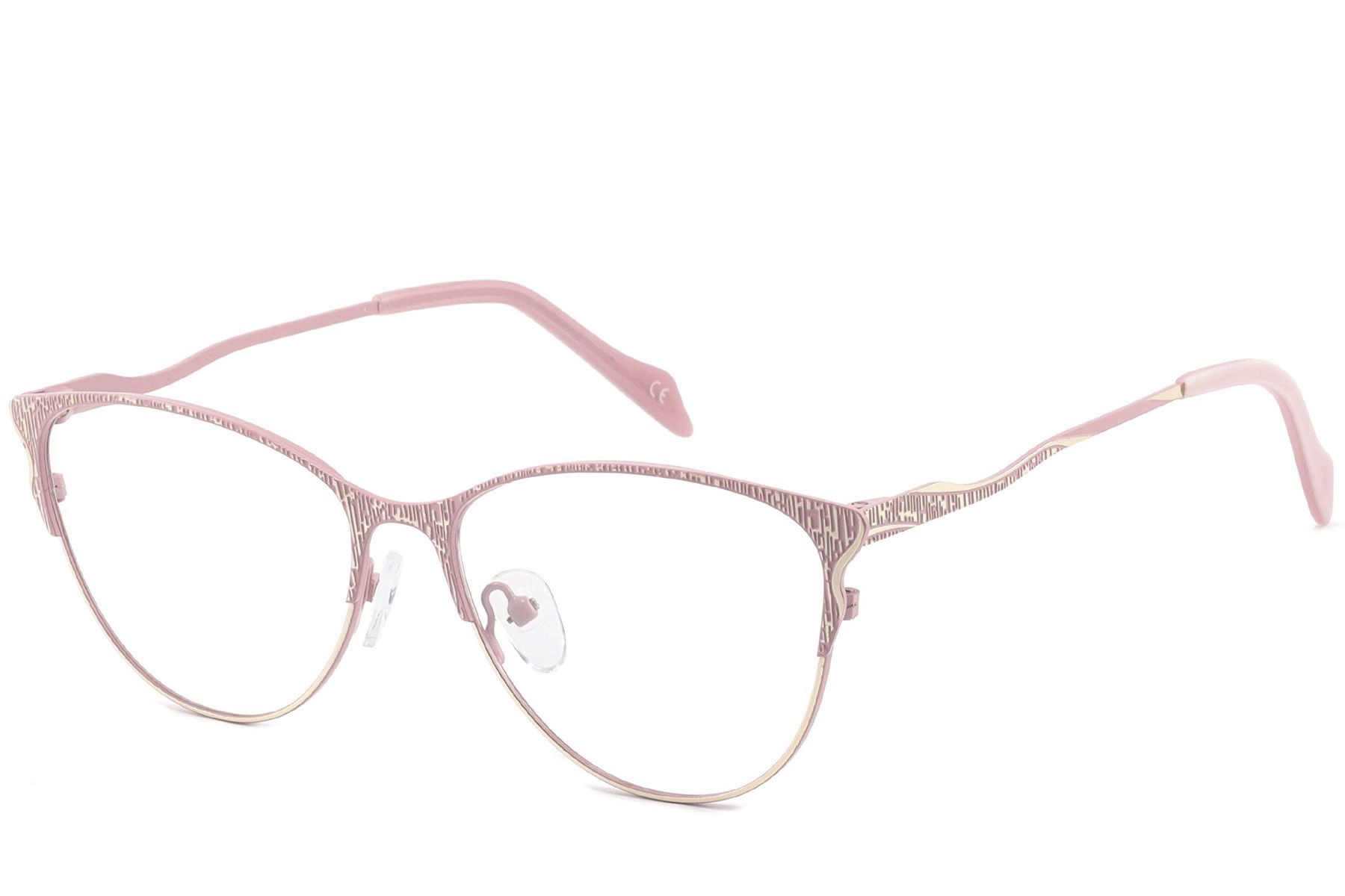Butterfly Pink Metal Glasses #BS2425-1096