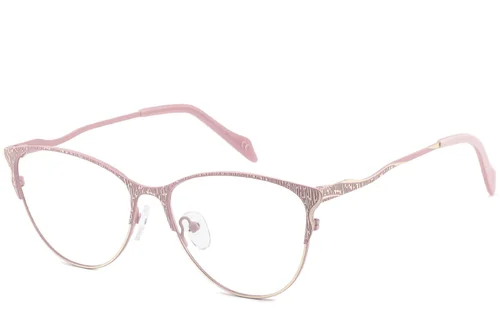 Lunettes papillon roses en métal #BS2425-1096