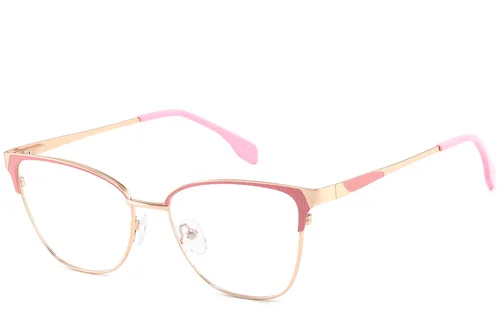 Lunettes papillon roses en métal #BS2425-1108