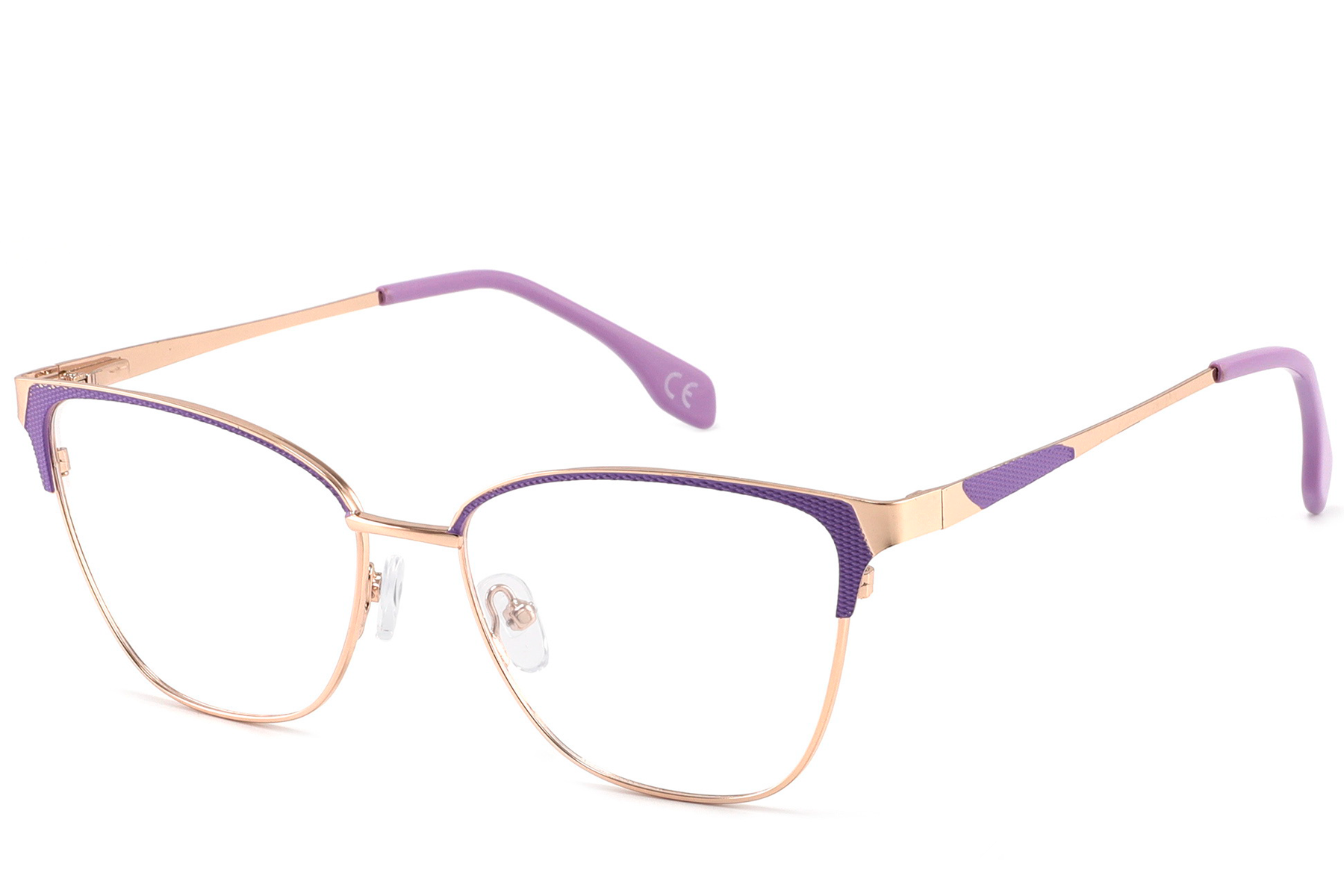 Butterfly Purple Metal Glasses #BS2425-1109