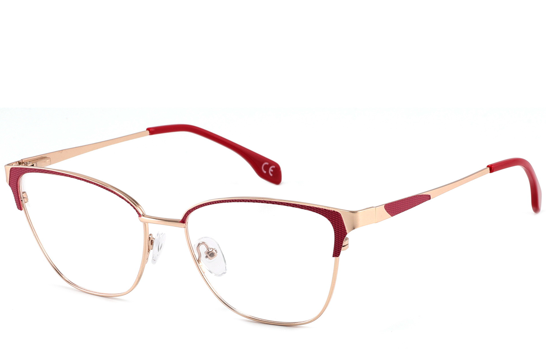 Butterfly Red Metal Glasses #BS2425-1113
